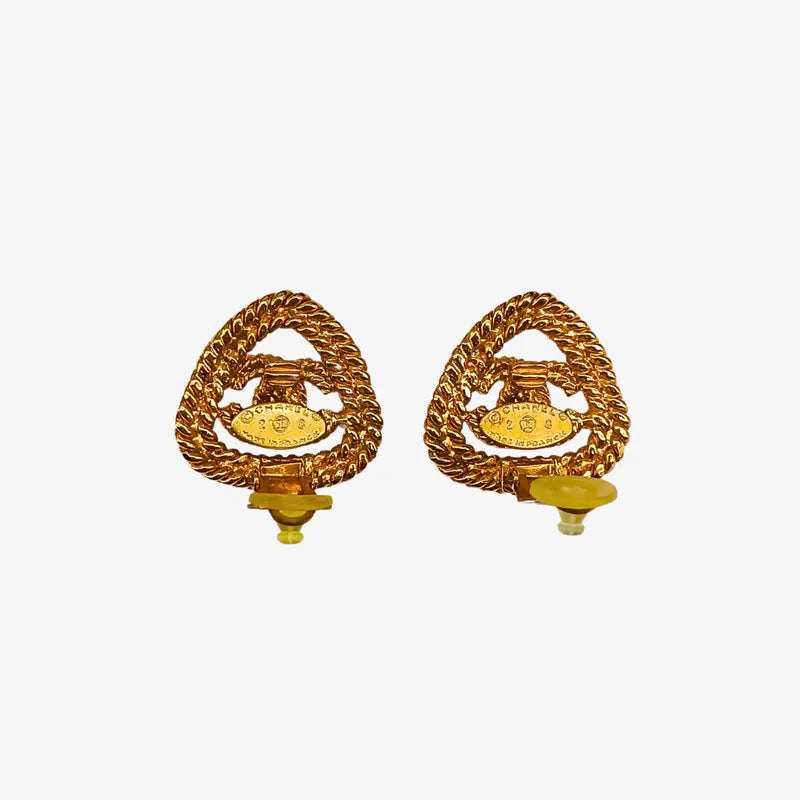 c466-chanel-vintage-cc-rope-triangle-gold-plated-clip-on-earrings