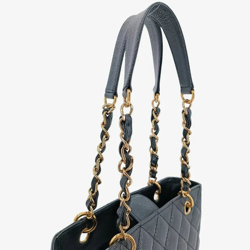 rb589-chanel-vintage-black-caviar-leather-embossed-logo-pst-tote-bag
