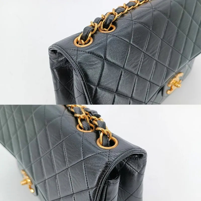 jah169-chanel-vintage-black-lambskin-jumbo-classic-flap-bag