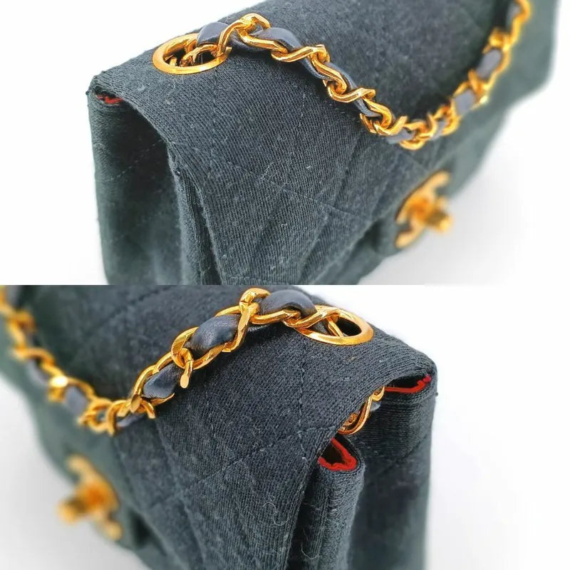 jt022-chanel-vintage-black-cotton-17cm-mini-square-flap-bag