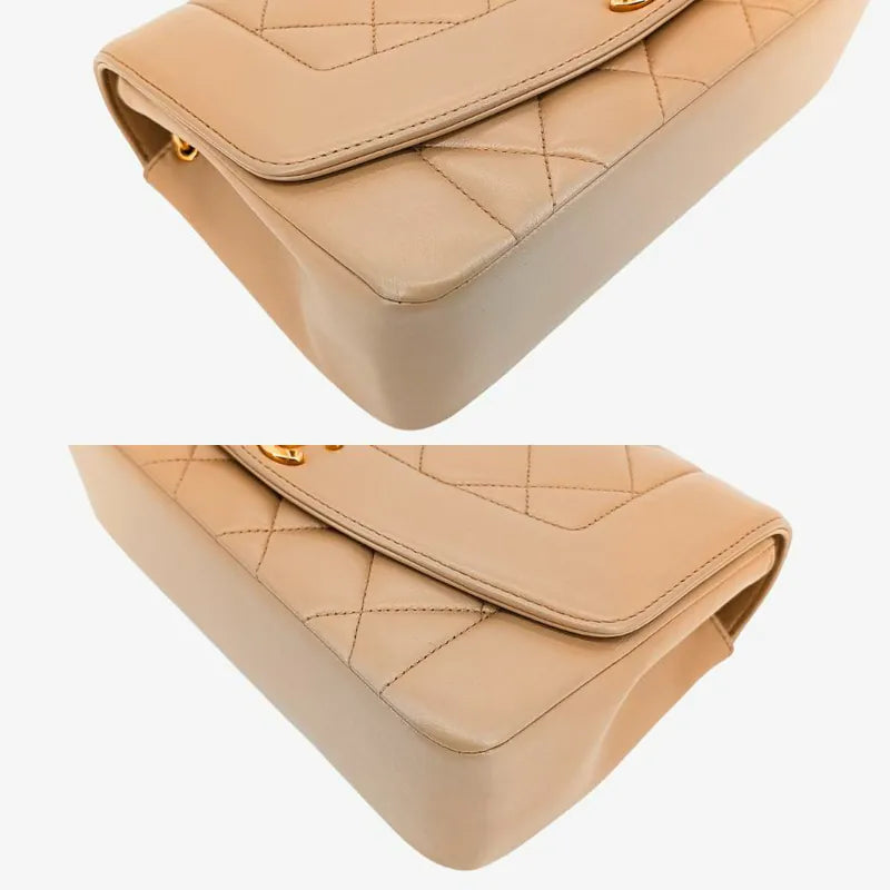 c427-chanel-vintage-beige-lambskin-22cm-diana-flap-bag