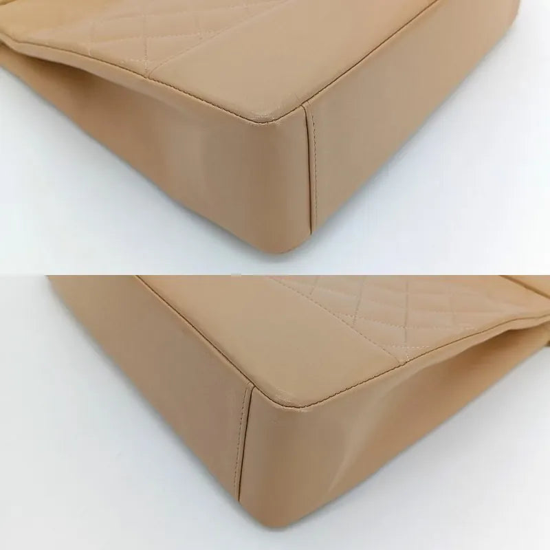 js720-chanel-vintage-begie-lambskin-quilted-31-tote-bag