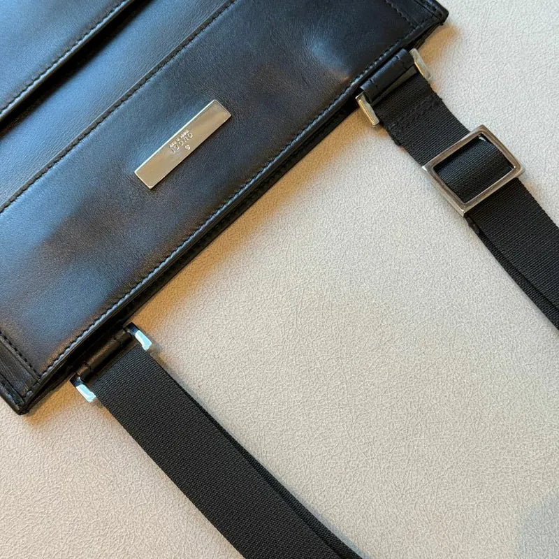 jx411-gucci-black-leather-shoulder-bag