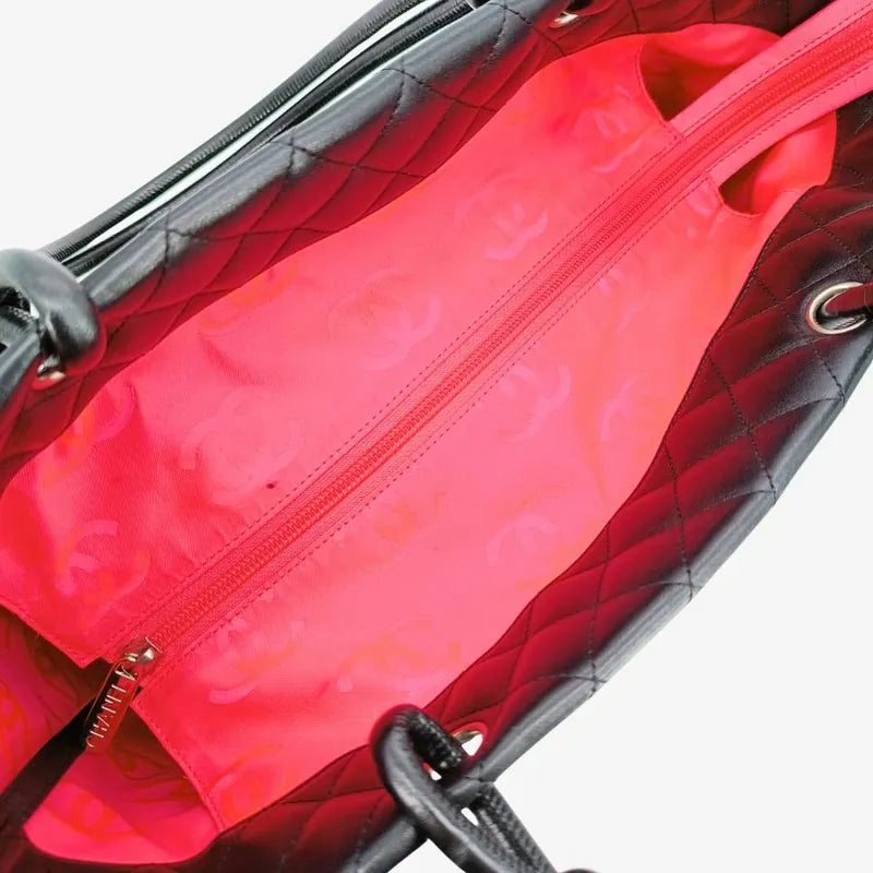 jt344-chanel-vintage-black-calfskin-cambon-tote-bag