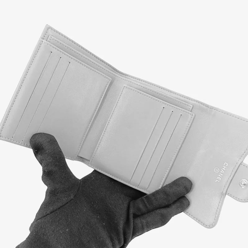 jt422-chanel-gery-lambskin-classic-small-flap-wallet