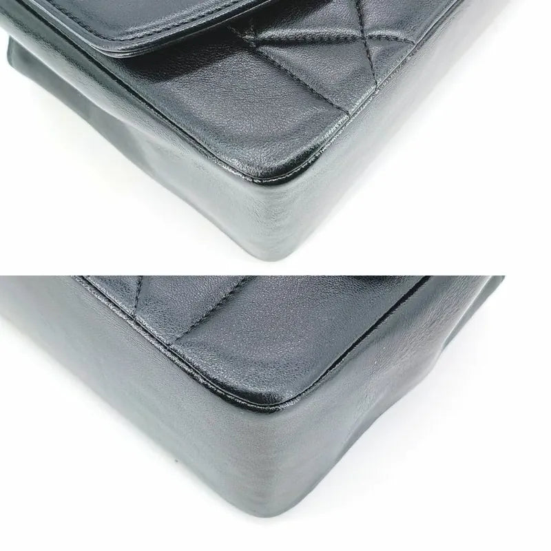 jt540-chanel-vintage-black-lambskin-22cm-diana-flap-bag