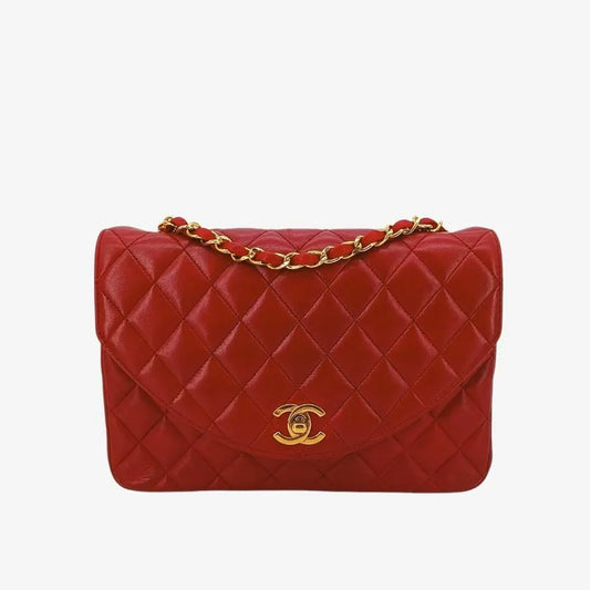 c353-chanel-vintage-red-lambskin-half-moon-flap-bag