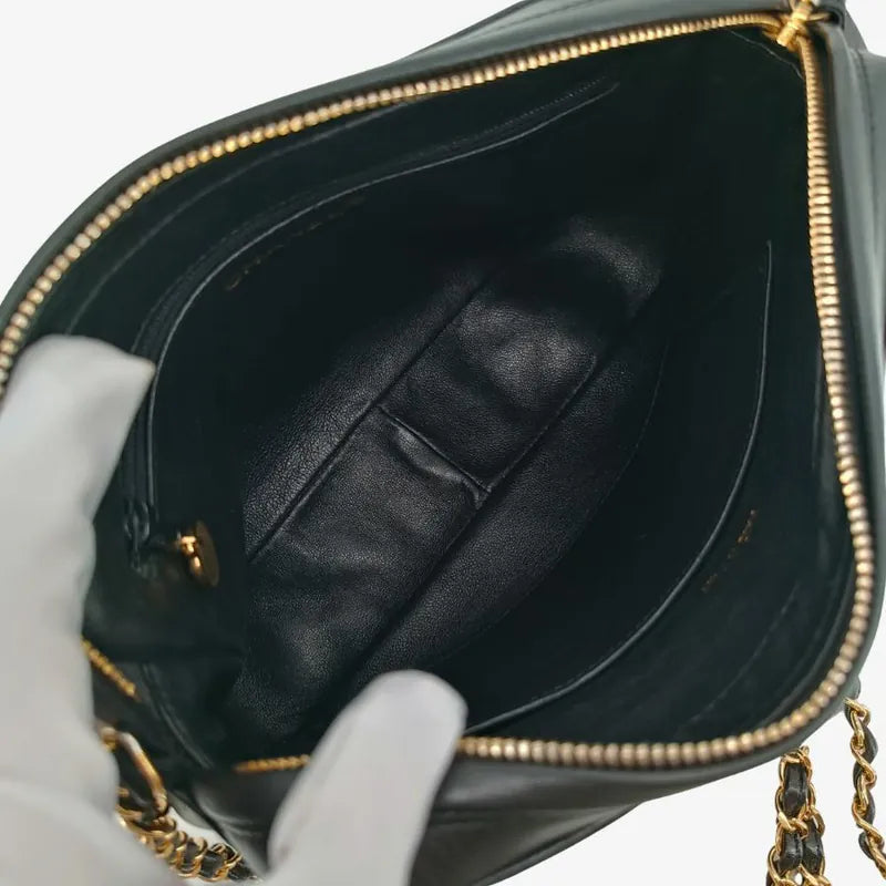 jt934-chanel-vintage-black-lambskin-quilted-camera-bag