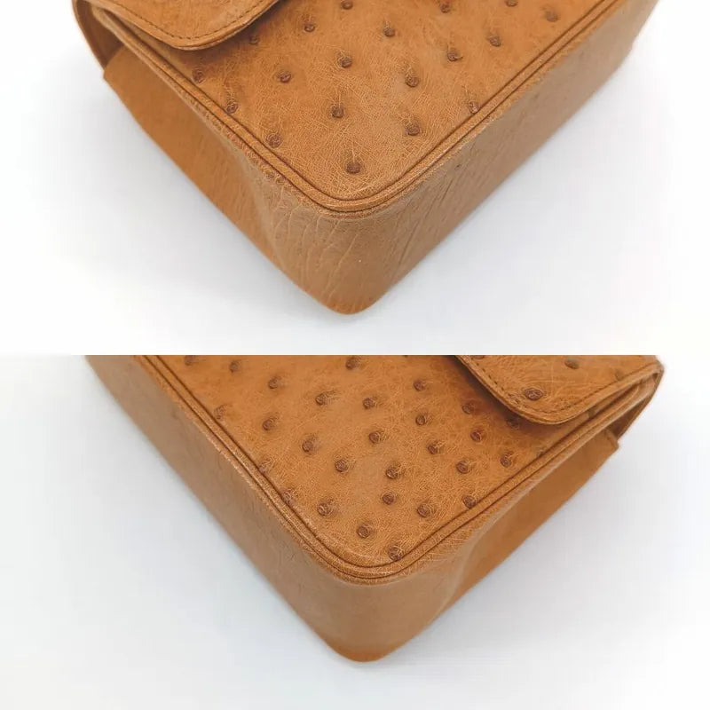 sh017-chanel-vintage-brown-ostrichskin-17cm-mini-square-flap-bag