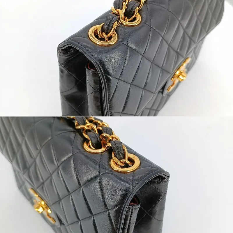 c439-chanel-vintage-black-lambskin-jumbo-classic-flap-bag