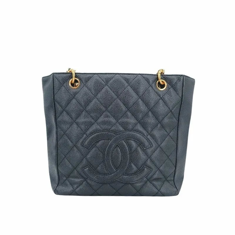 jt050-chanel-vintage-black-caviar-leather-embossed-logo-pst-tote-bag