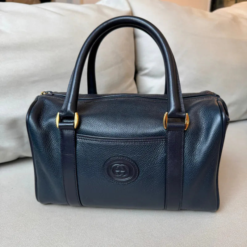 jw324-gucci-vintage-black-caviar-leather-boston-bag
