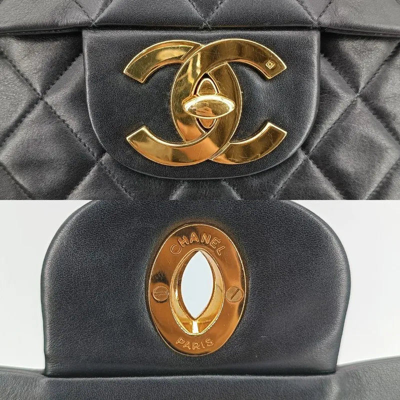 c309-chanel-vintage-black-lambskin-maxi-classic-flap-bag