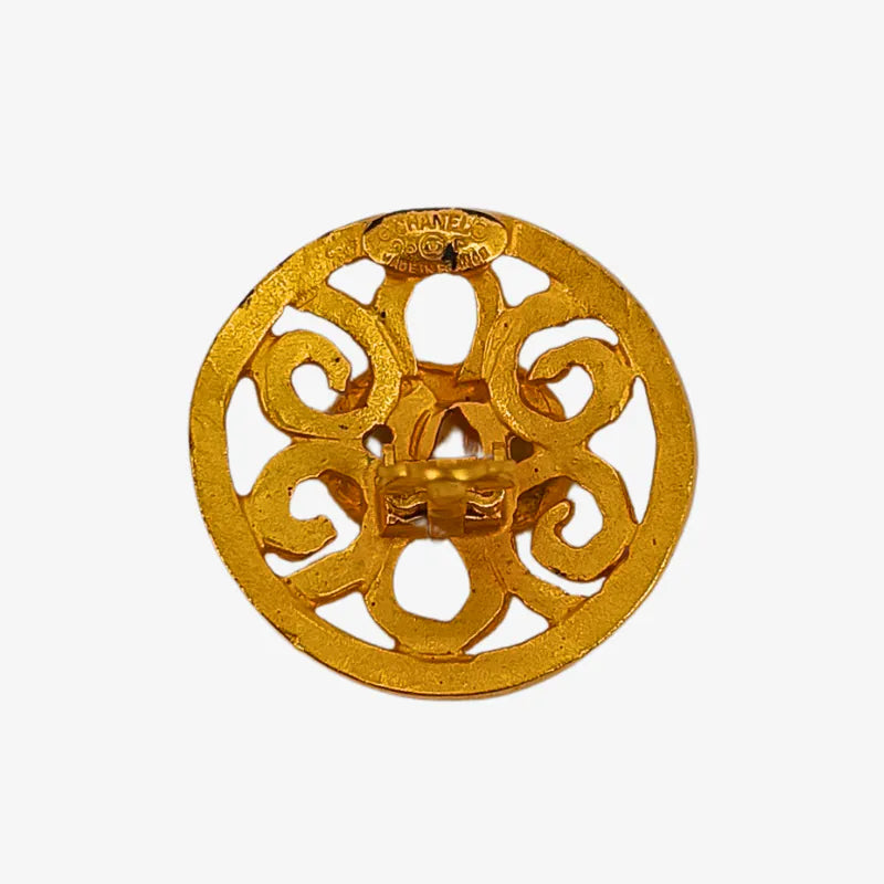 ra203-chanel-vintage-button-gold-plated-clip-on-earrings