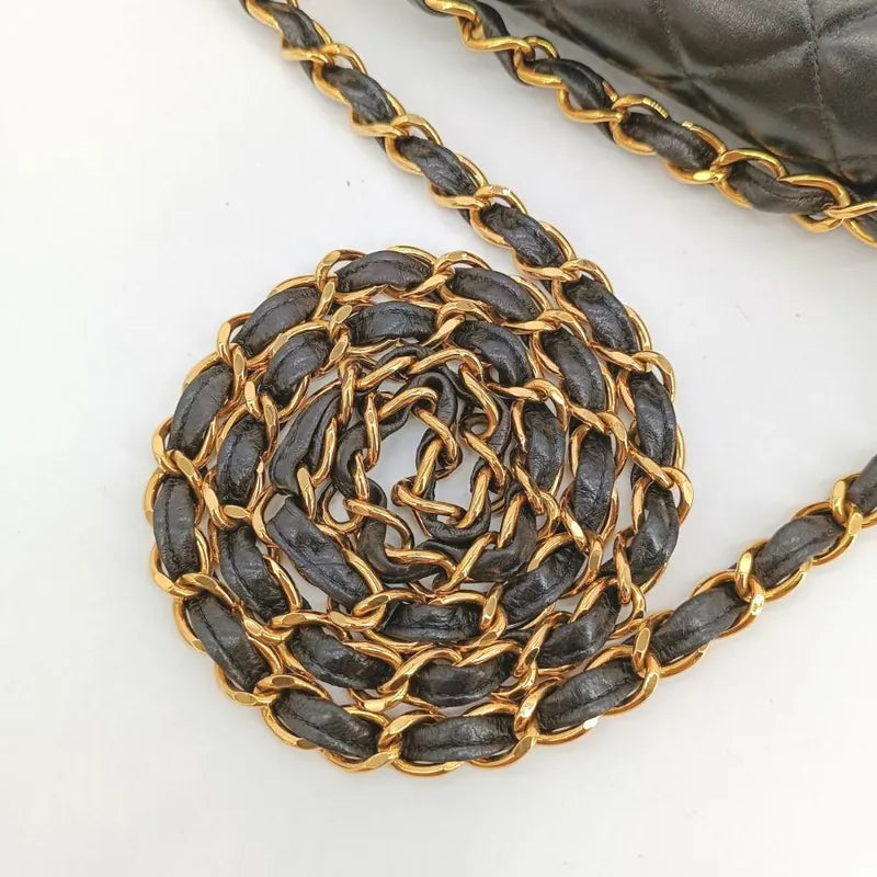 c439-chanel-vintage-black-lambskin-jumbo-classic-flap-bag