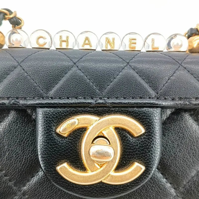 ra406-chanel-black-calfskin-quilted-acrylic-pearl-flap-bag