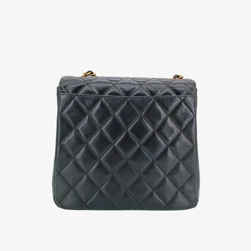 90211138-chanel-vintage-black-lambskin-quilted-flap-bag