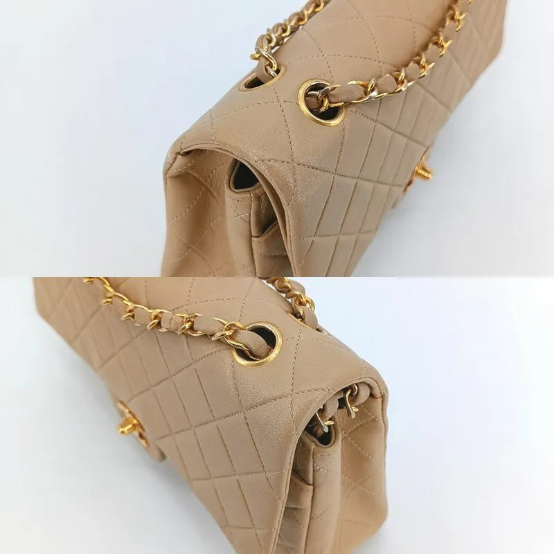ra018-chanel-vintage-beige-lambskin-25cm-classic-flap-bag