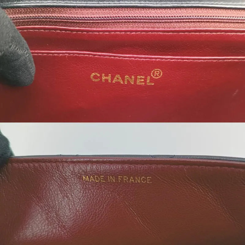 jt103-chanel-vintage-black-lambskin-25cm-diana-flap-bag