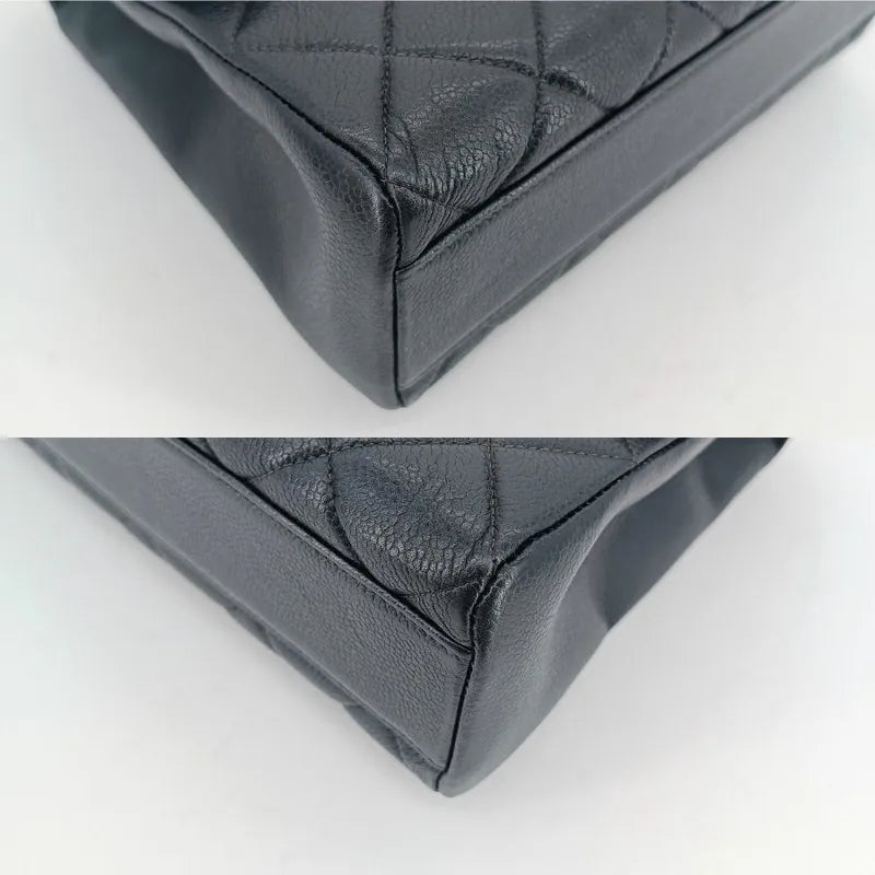 c497-chanel-vintage-black-caviar-leather-quilted-flap-bag