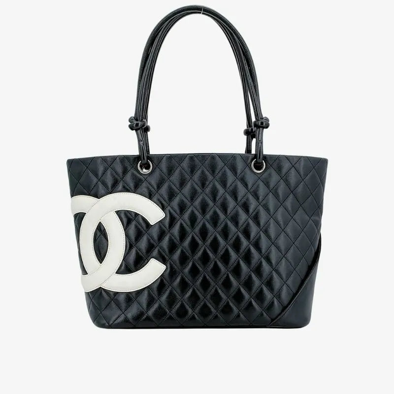 jt344-chanel-vintage-black-calfskin-cambon-tote-bag