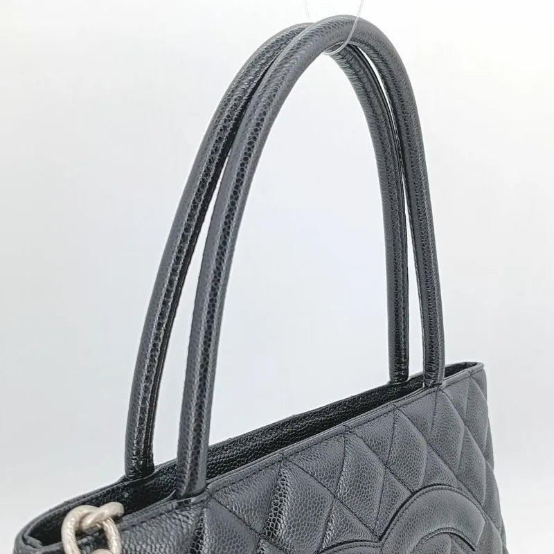 jah119-chanel-vintage-black-caviar-leather-1804-tote-bag