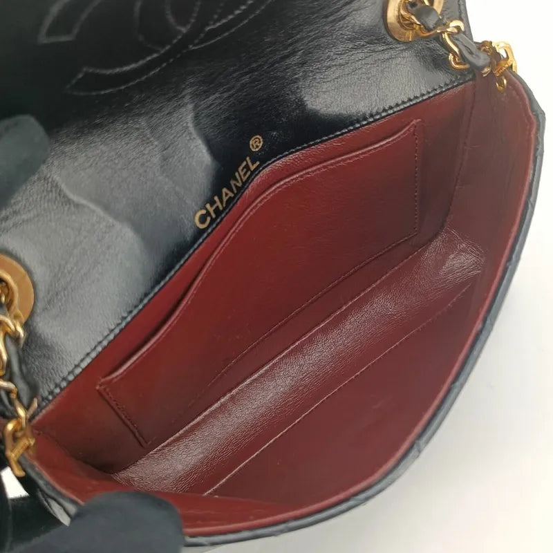 jt186-chanel-vintage-black-lambskin-crystal-embellished-pointed-flap-bag