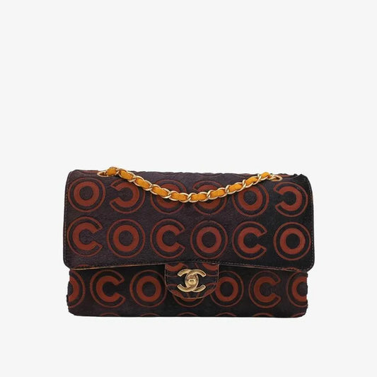 js007-chanel-vintage-brown-pony-hair-lambskin-classic-flap-bag