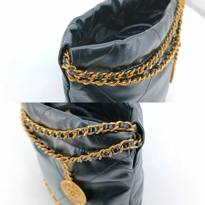 jt684-chanel-black-shiny-calfskin-quilted-22-mini-shoulder-bag