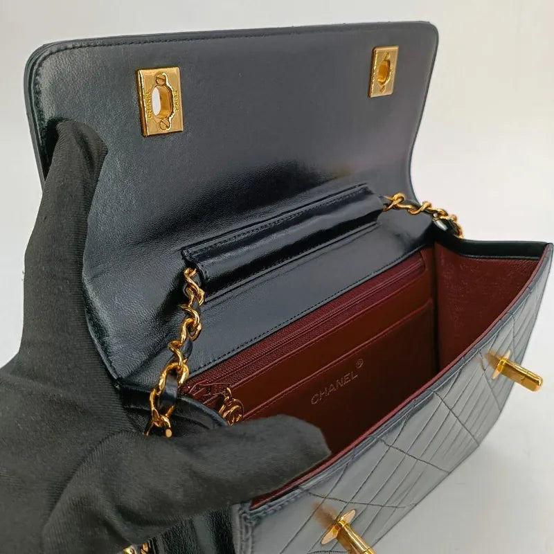 rb245-chanel-vintage-black-lambskin-double-turnlock-flap-bag