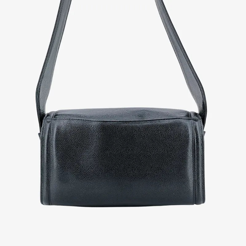 jw197-chanel-vintage-black-caviar-leather-quilted-flap-bag