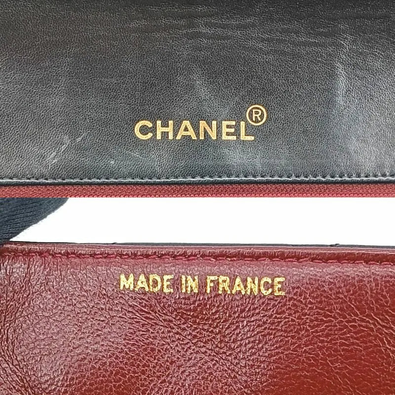 jt566-chanel-vintage-black-lambskin-25cm-diana-flap-bag