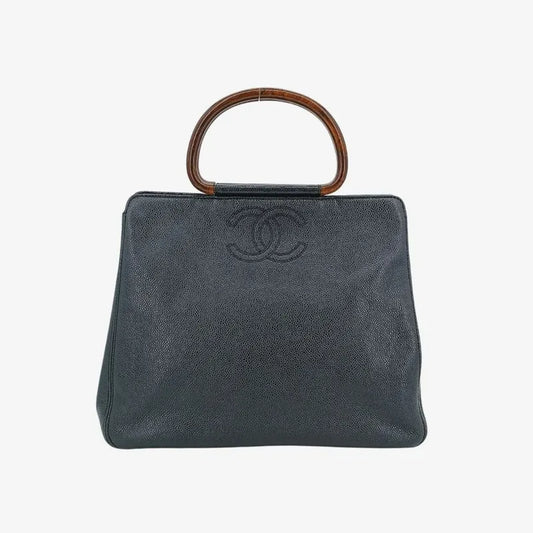 ra481-chanel-vintage-black-caviar-leather-wood-handle-handbag