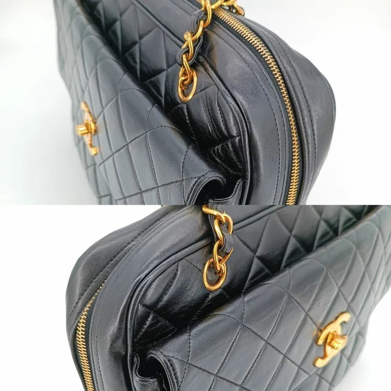 jt184-chanel-vintage-black-lambskin-quilted-tote-bag