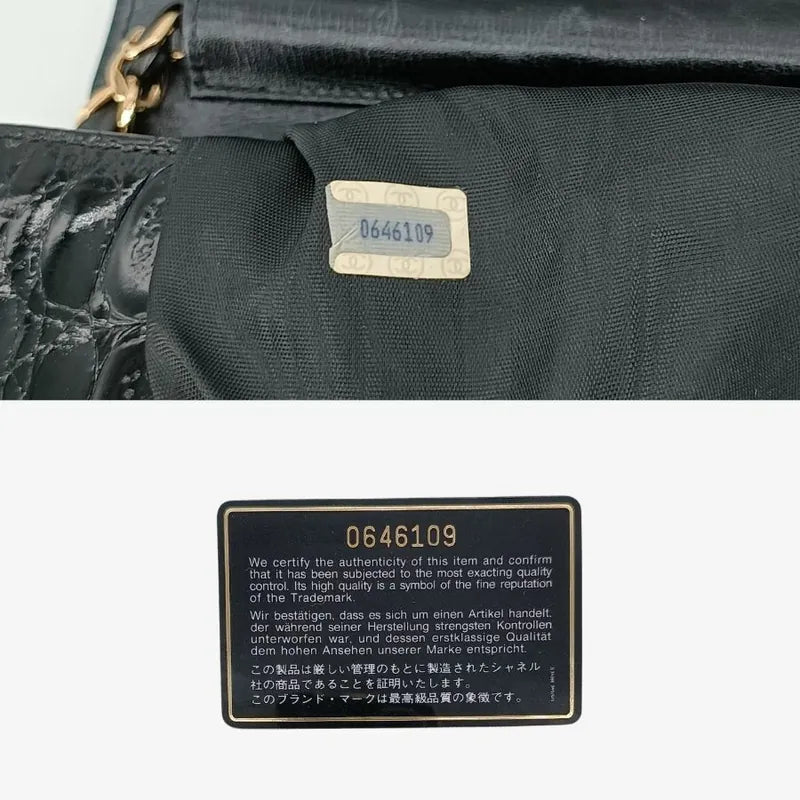 jt298-chanel-vintage-black-crocodile-skin-flap-bag