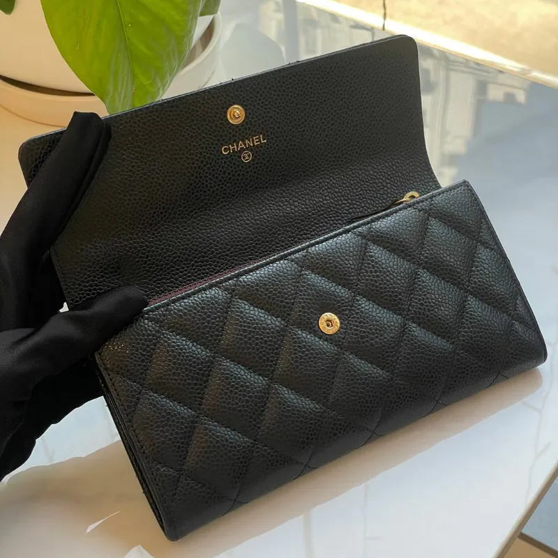 c522-chanel-black-caviar-leather-classic-long-flap-wallet