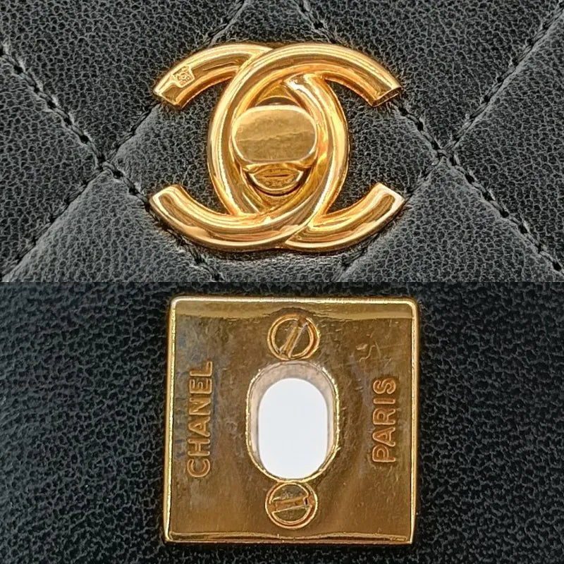 ju062-chanel-vintage-black-lambskin-half-moon-double-flap-bag