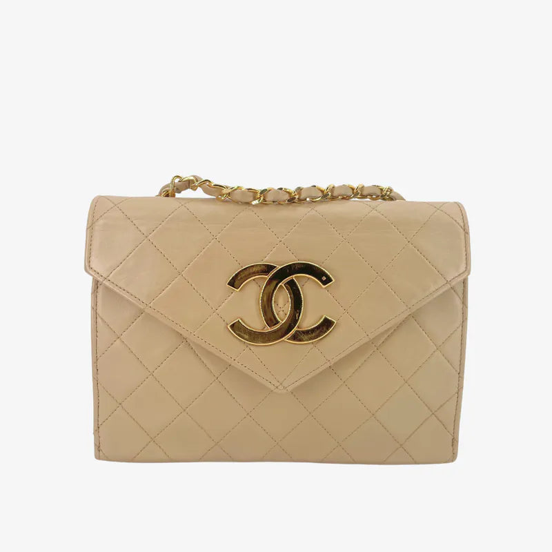 c565-chanel-vintage-beige-lambskin-big-cc-pointed-flap-bag