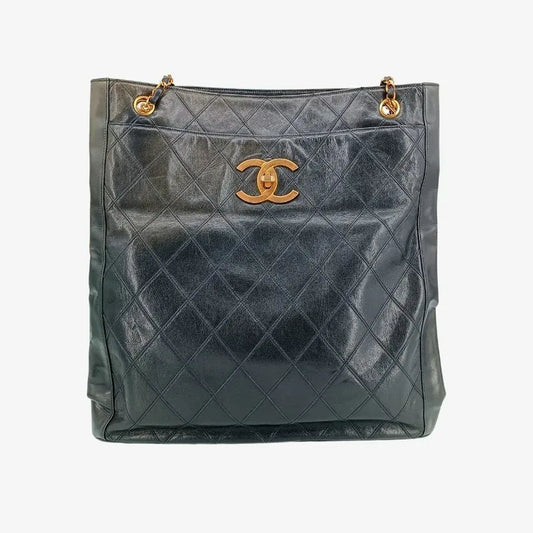 90195784-chanel-vintage-black-lambskin-quilted-tote-bag