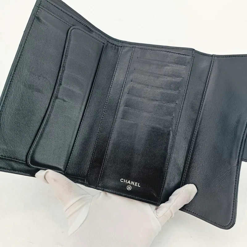 rb420-chanel-black-lambskin-classic-long-flap-wallet