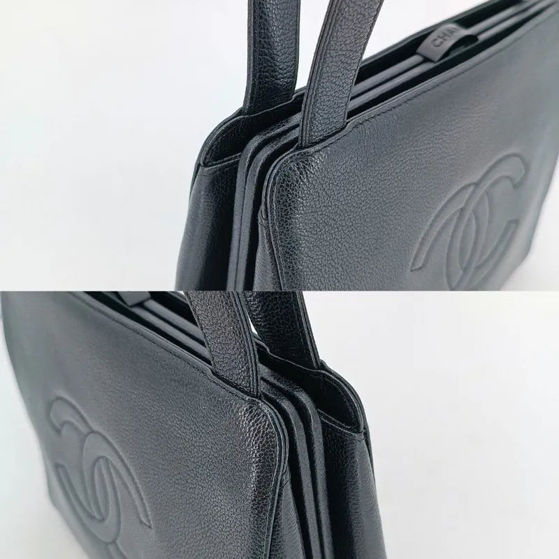 rb308-chanel-vintage-black-caviar-leather-cc-logo-shoulder-bag