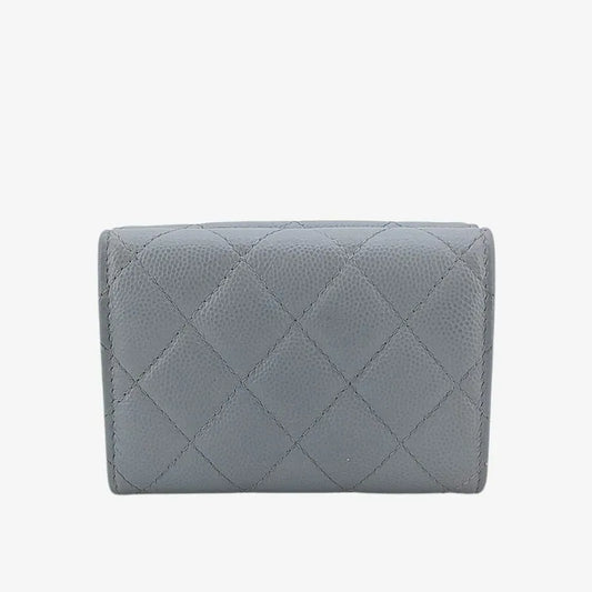 ra078-chanel-grey-caviar-leather-classic-small-flap-wallet
