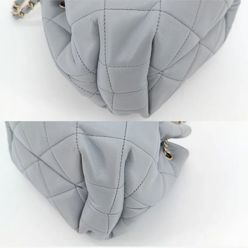 yu004-chanel-grey-lambskin-drawstring-bucket-bag