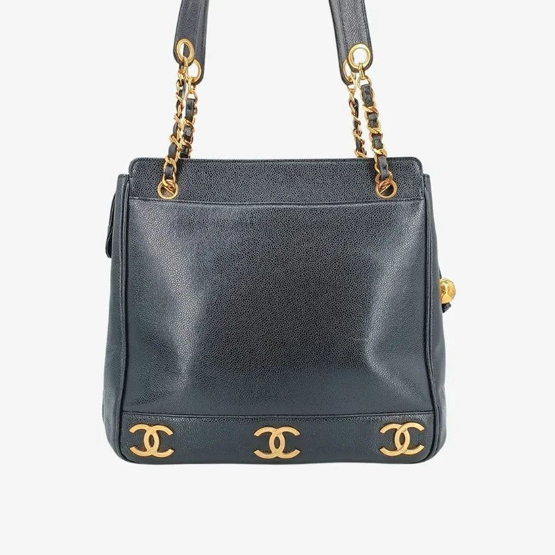 ra174-chanel-vintage-black-caviar-leather-triple-cc-tote-bag