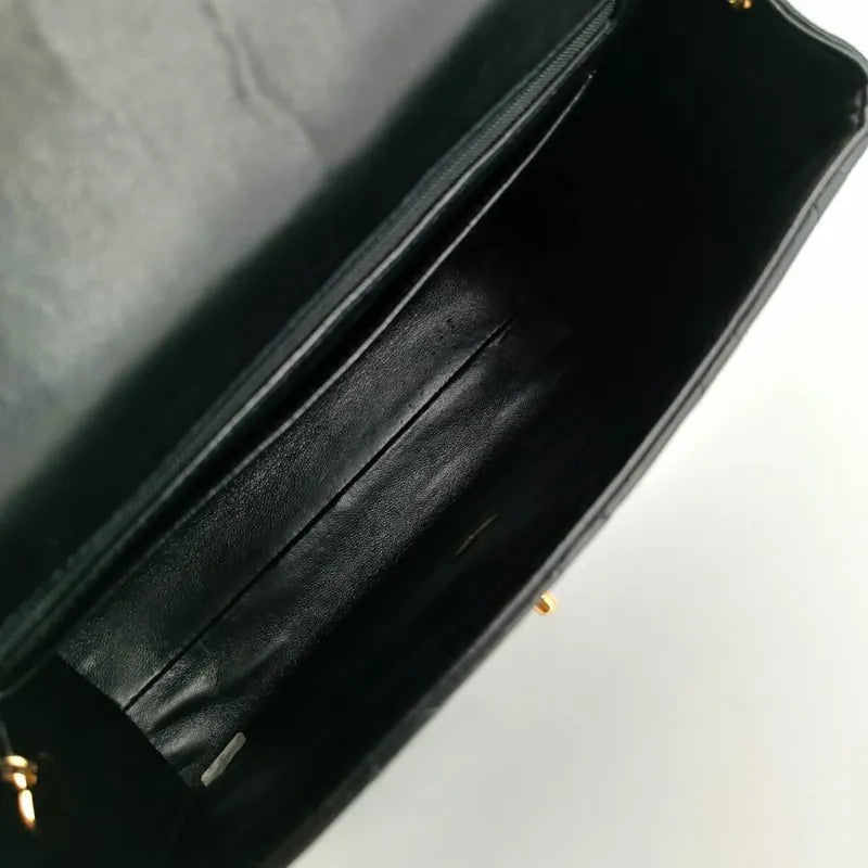 js555-chanel-vintage-black-lambskin-qulited-flap-bag