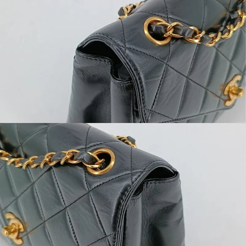 rb819-chanel-vintage-black-lambskin-quilted-flap-bag
