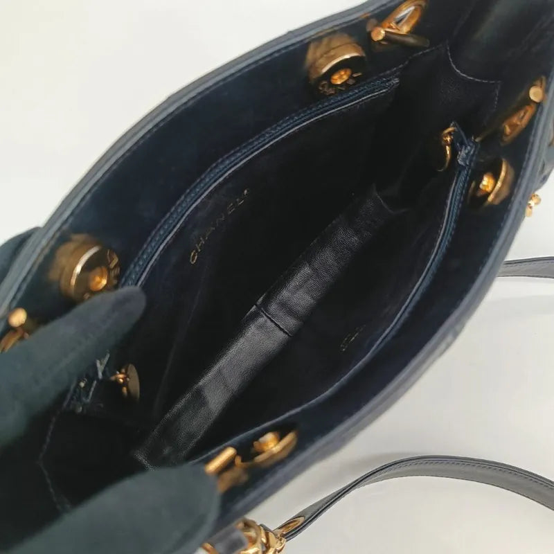 c435-chanel-vintage-black-lambskin-quilted-mini-tote-bag