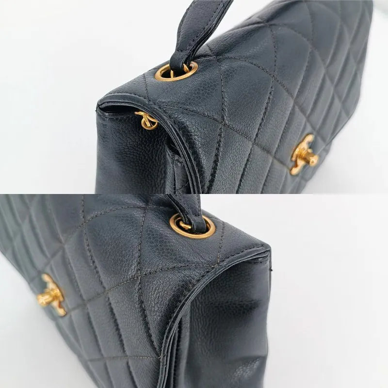 c497-chanel-vintage-black-caviar-leather-quilted-flap-bag