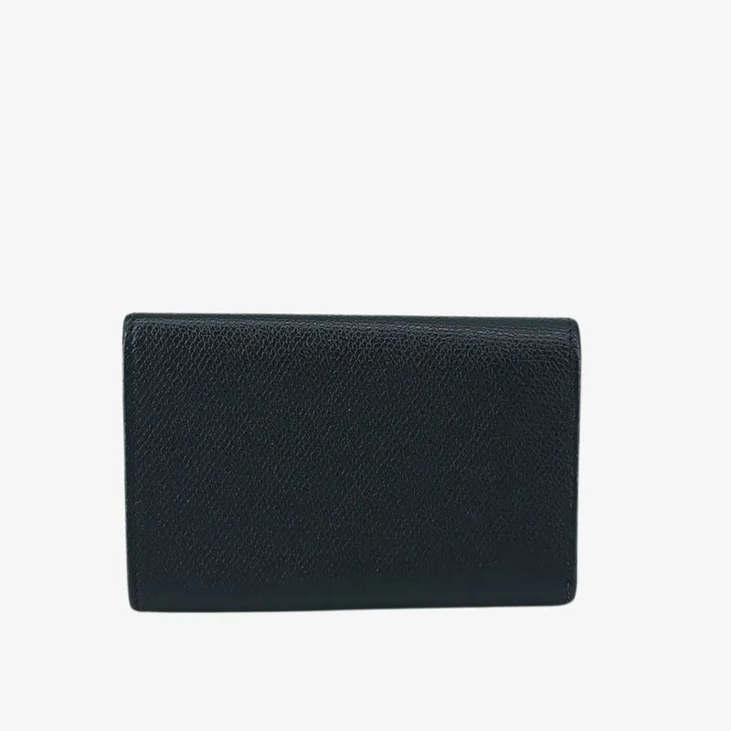 jt405-chanel-vintage-black-caviar-leather-cc-flap-6-key-holder