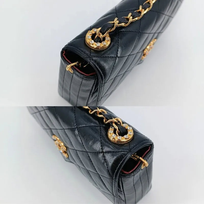 ra104-chanel-vintage-black-lambskin-pointed-flap-bag
